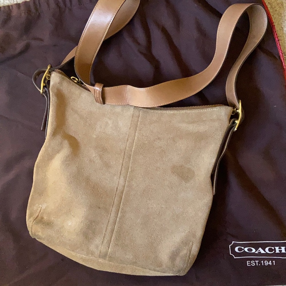 Coach Vintage Tan Crossbody Handbag